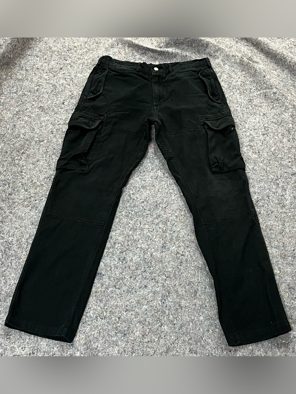 Billionaire Boys Club Men’s Cargo Jeans Size 34 Faded Black 100% Cotton 7-Pocket